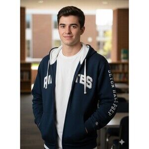 PITTSBURGH PIRATA XL Hoodie Extra Large Navy Blue Full Zip Logo